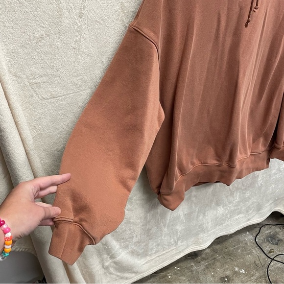 Nike women’s Sportswear Collection Essentials Oversize Hoodie brown medium - Picture 4 of 10